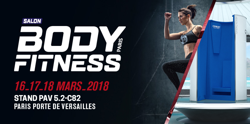 Cryojet sera présent au salon Body Fitness